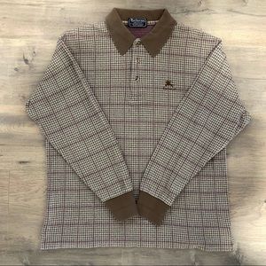 * Vintage 90’s Burberry Long Sleeve Polo *